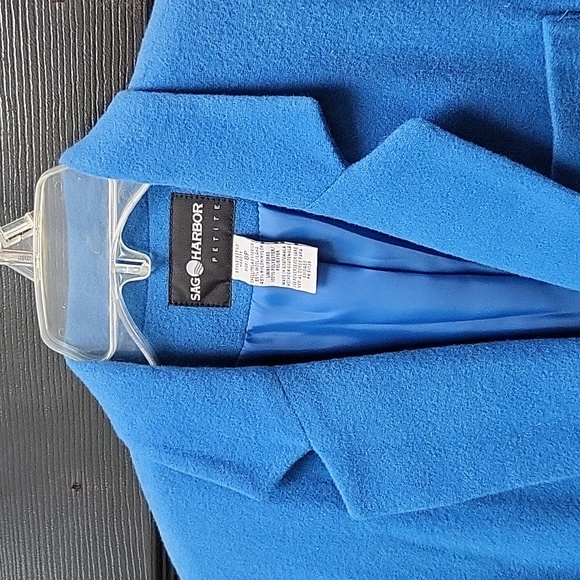 SAGHARBOR blue women's blazer - Picture 3 of 5